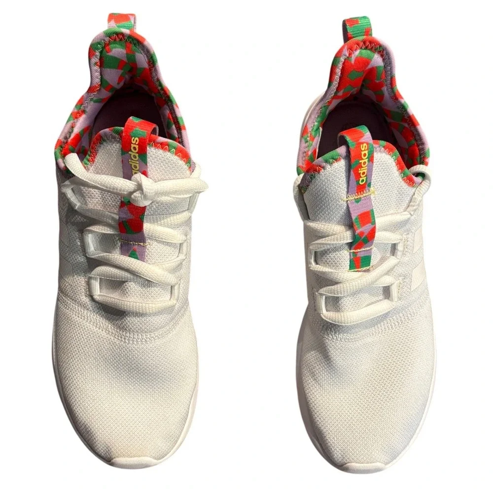 Adidas X Farm Rio Puremotion Womens White Floral Running Shoes HP6223